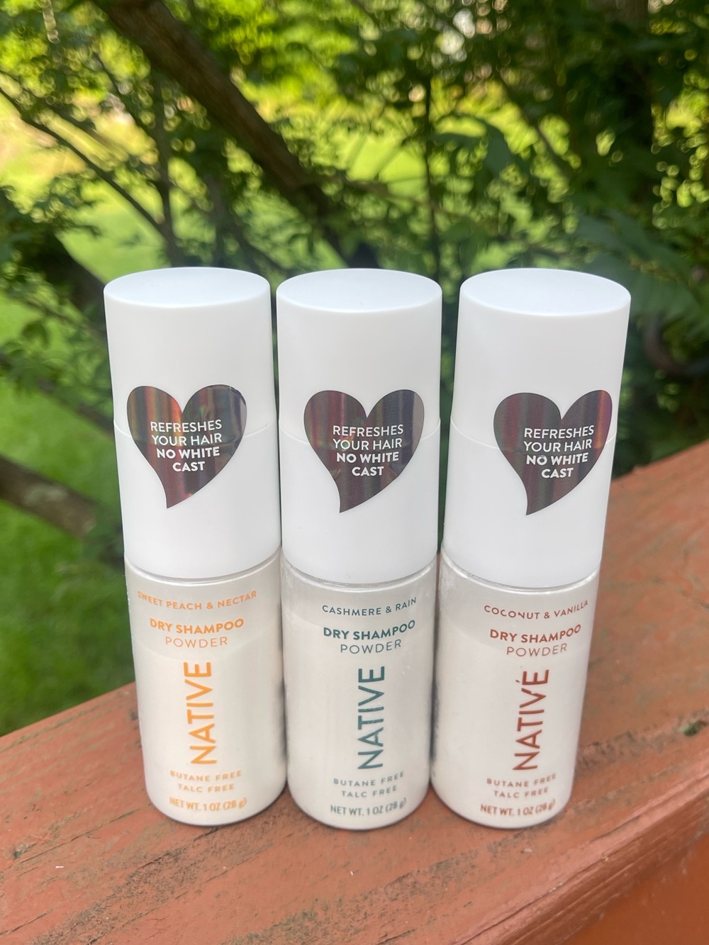 Native Dry Shampoo Powder - White Bottle (Peach, Cashmere, Coconut)